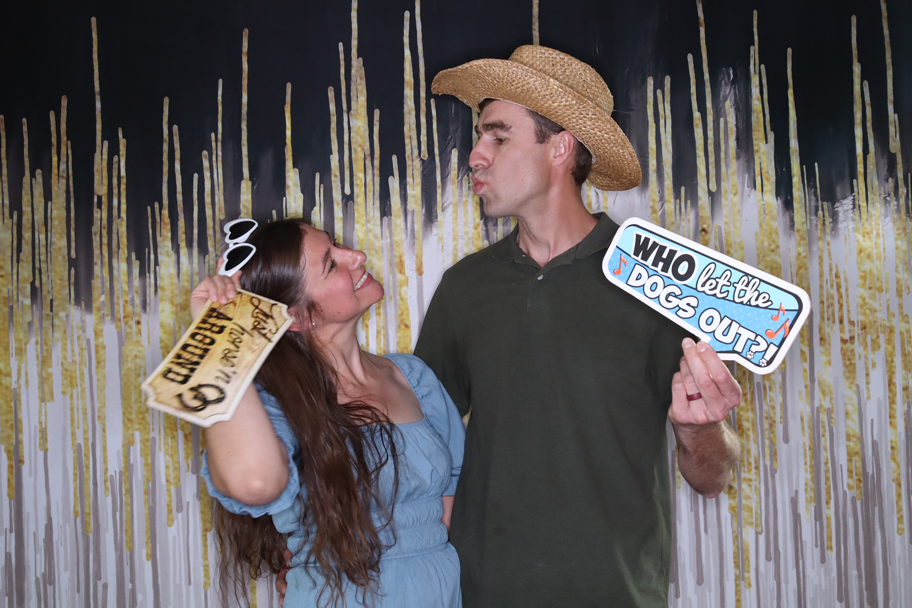 Sam and Shasta | View more photos from the event at gallery.photoboothbillings.com/u/PhotoBoothBillings/Sam-and-Shasta