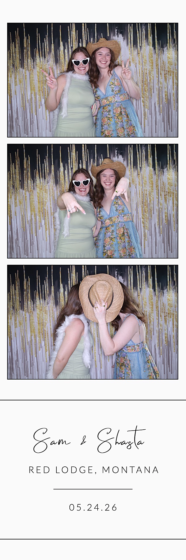 Sam and Shasta | View more photos from the event at gallery.photoboothbillings.com/u/PhotoBoothBillings/Sam-and-Shasta