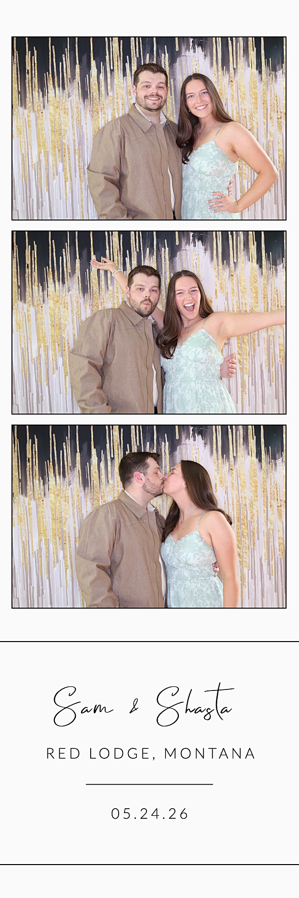 Sam and Shasta | View more photos from the event at gallery.photoboothbillings.com/u/PhotoBoothBillings/Sam-and-Shasta