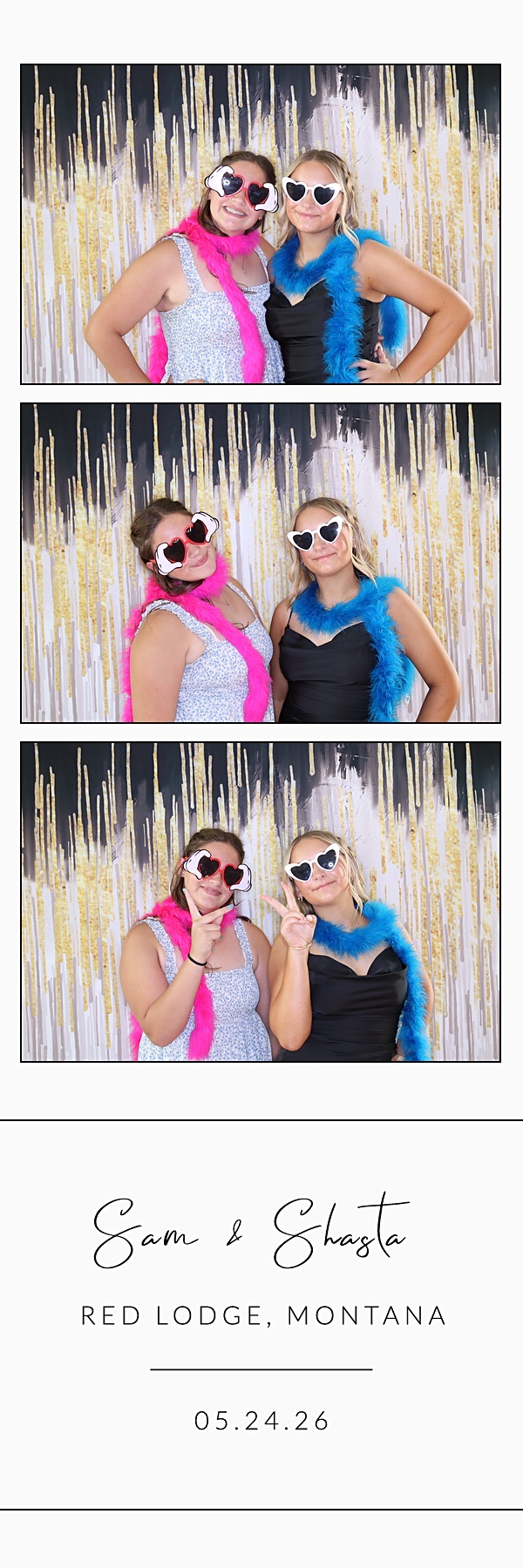 Sam and Shasta | View more photos from the event at gallery.photoboothbillings.com/u/PhotoBoothBillings/Sam-and-Shasta