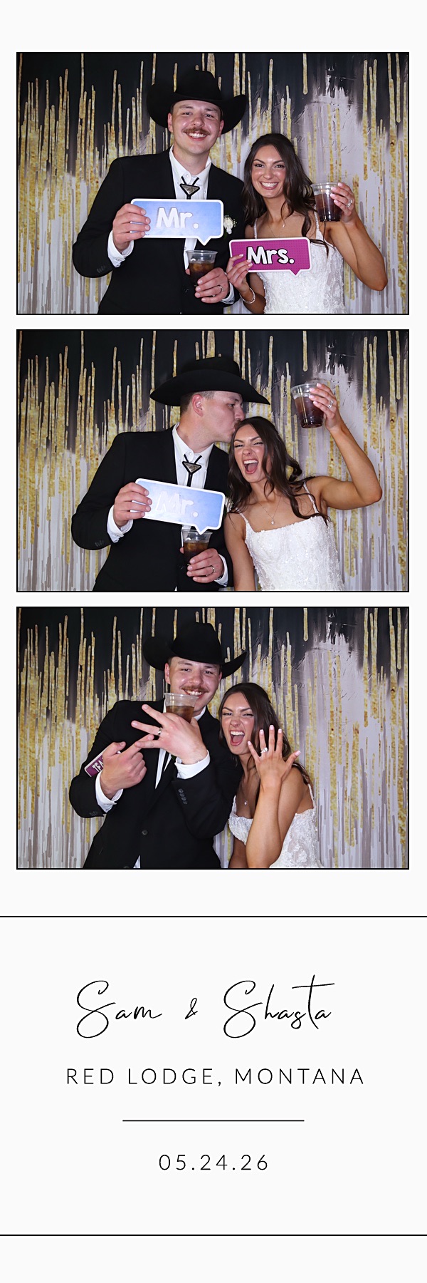 Sam and Shasta | View more photos from the event at gallery.photoboothbillings.com/u/PhotoBoothBillings/Sam-and-Shasta