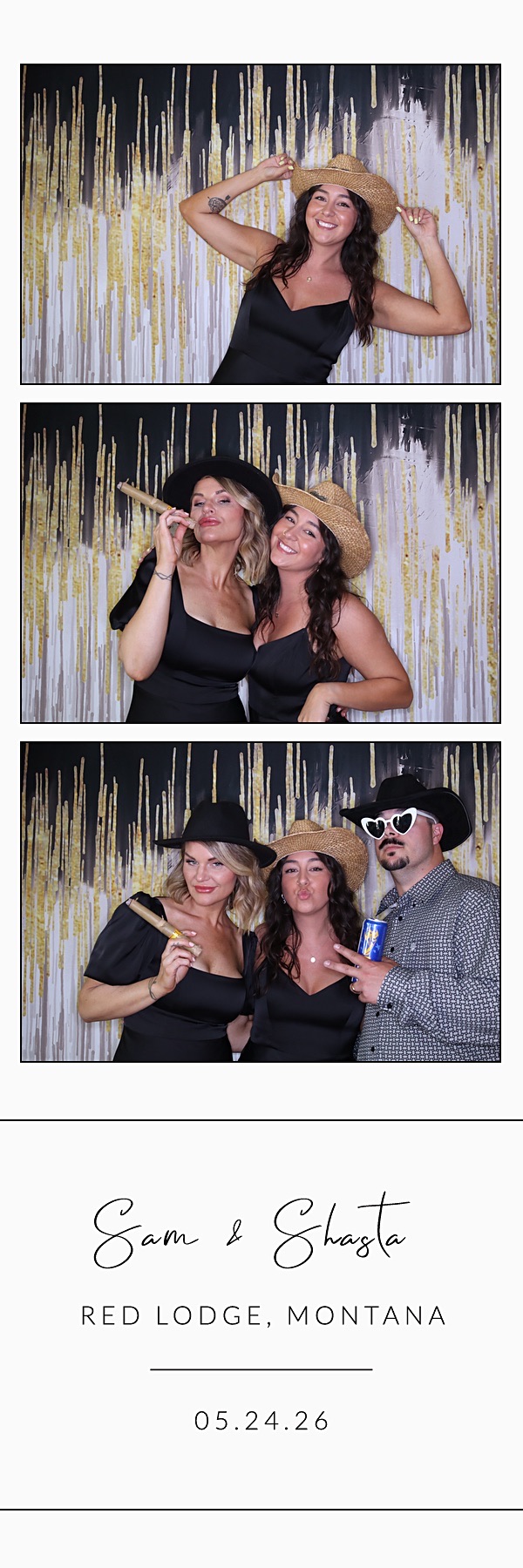Sam and Shasta | View more photos from the event at gallery.photoboothbillings.com/u/PhotoBoothBillings/Sam-and-Shasta