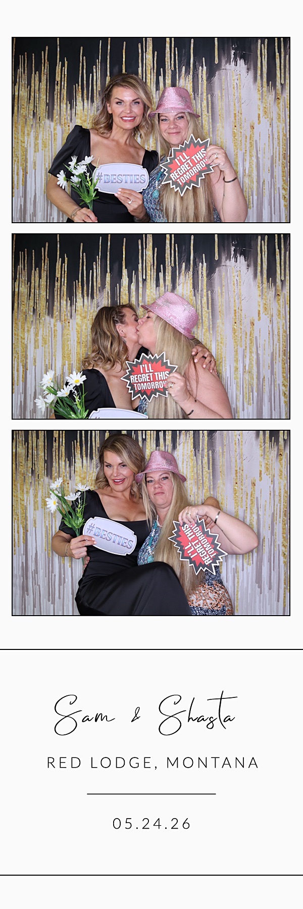 Sam and Shasta | View more photos from the event at gallery.photoboothbillings.com/u/PhotoBoothBillings/Sam-and-Shasta