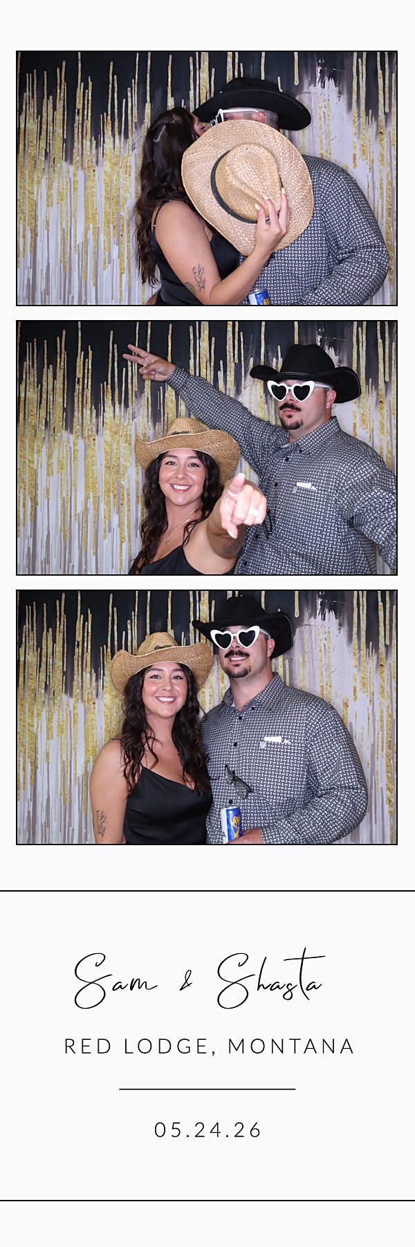 Sam and Shasta | View more photos from the event at gallery.photoboothbillings.com/u/PhotoBoothBillings/Sam-and-Shasta