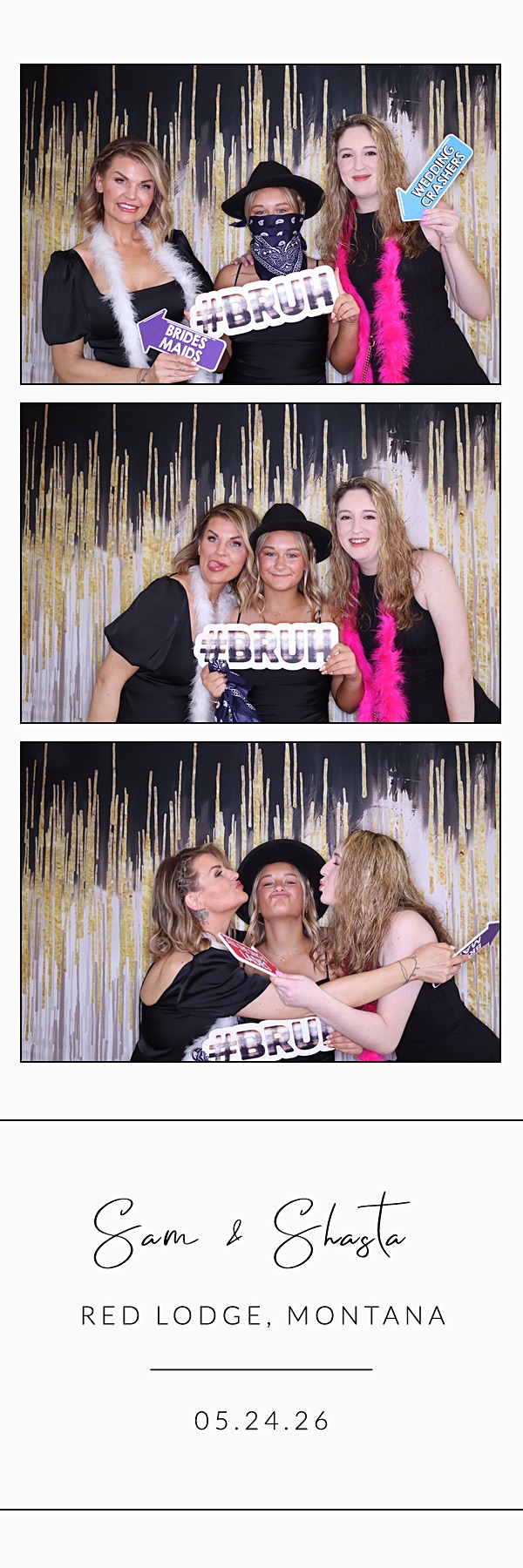 Sam and Shasta | View more photos from the event at gallery.photoboothbillings.com/u/PhotoBoothBillings/Sam-and-Shasta
