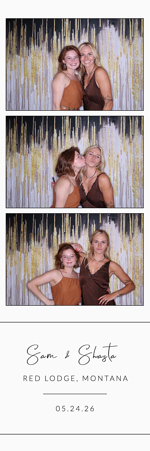 Sam and Shasta | View more photos from the event at gallery.photoboothbillings.com/u/PhotoBoothBillings/Sam-and-Shasta
