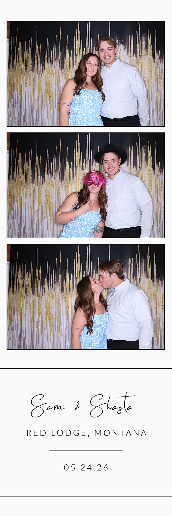 Sam and Shasta | View more photos from the event at gallery.photoboothbillings.com/u/PhotoBoothBillings/Sam-and-Shasta