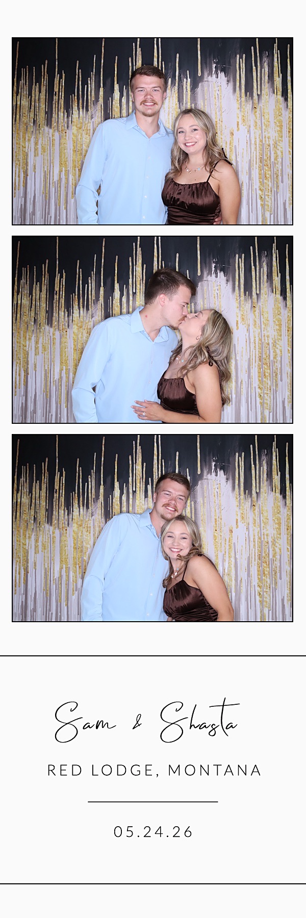 Sam and Shasta | View more photos from the event at gallery.photoboothbillings.com/u/PhotoBoothBillings/Sam-and-Shasta