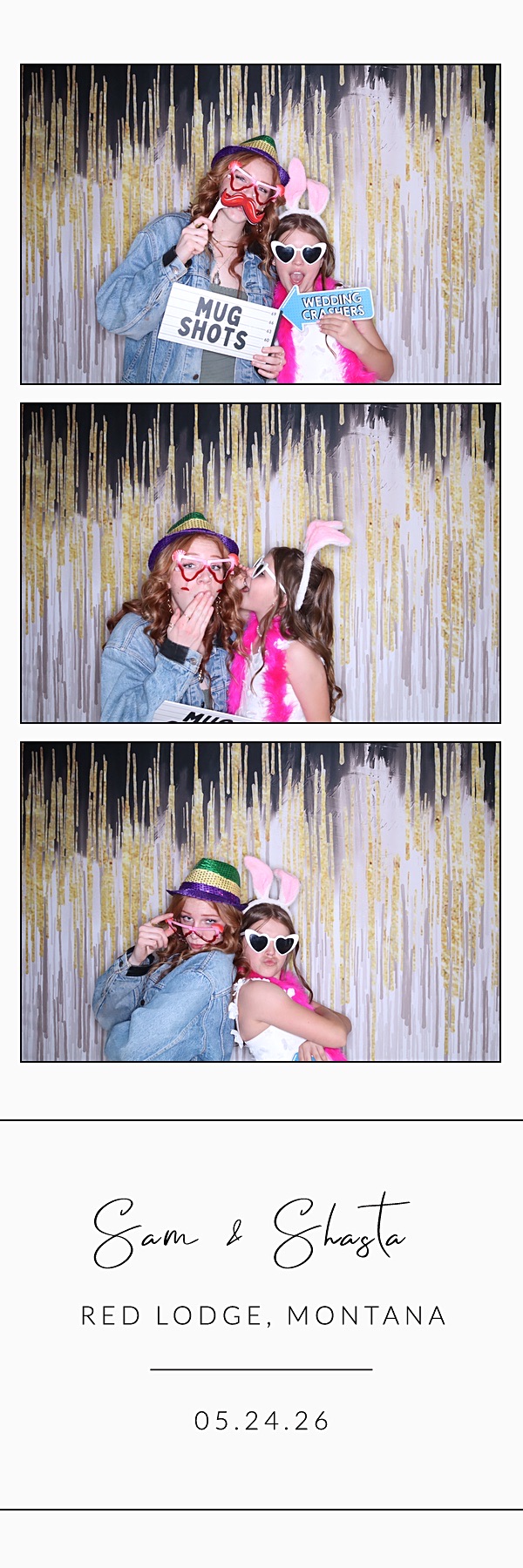 Sam and Shasta | View more photos from the event at gallery.photoboothbillings.com/u/PhotoBoothBillings/Sam-and-Shasta