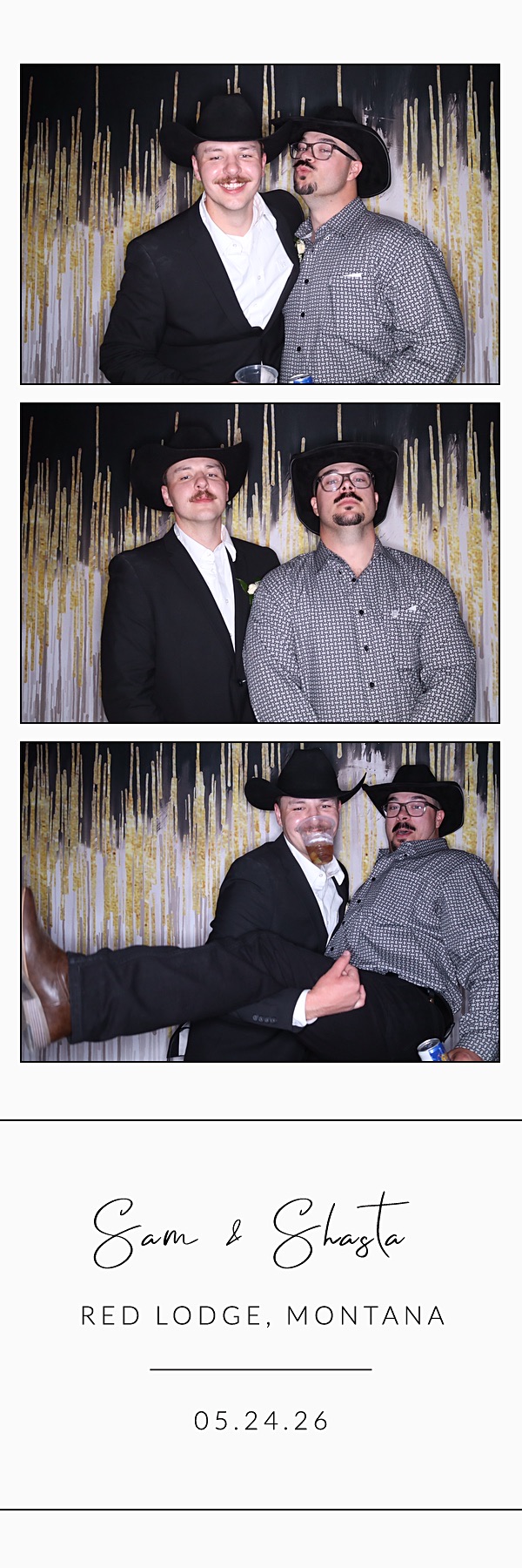 Sam and Shasta | View more photos from the event at gallery.photoboothbillings.com/u/PhotoBoothBillings/Sam-and-Shasta
