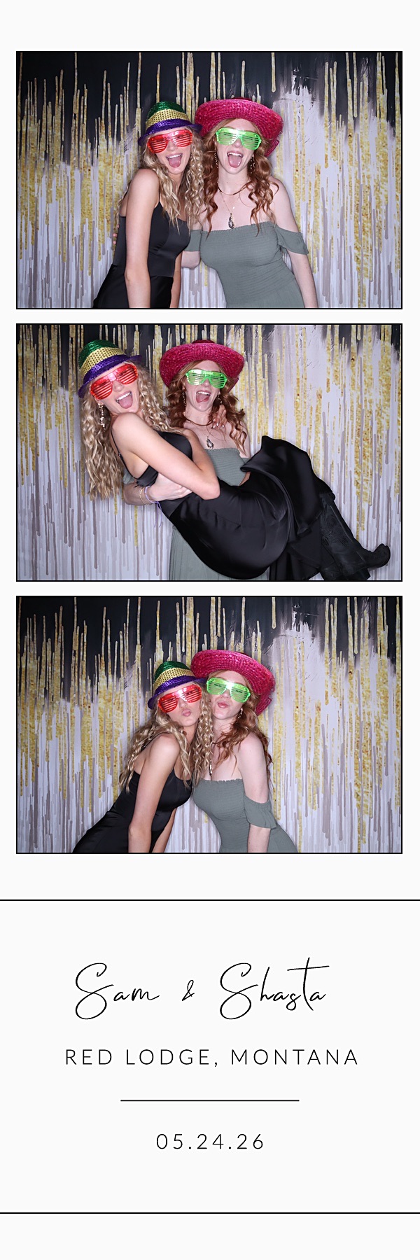 Sam and Shasta | View more photos from the event at gallery.photoboothbillings.com/u/PhotoBoothBillings/Sam-and-Shasta