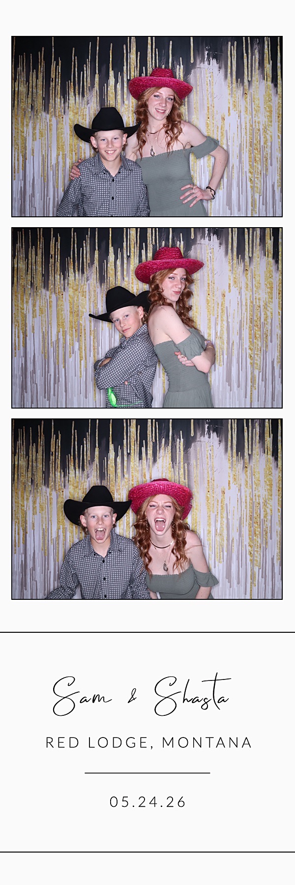 Sam and Shasta | View more photos from the event at gallery.photoboothbillings.com/u/PhotoBoothBillings/Sam-and-Shasta