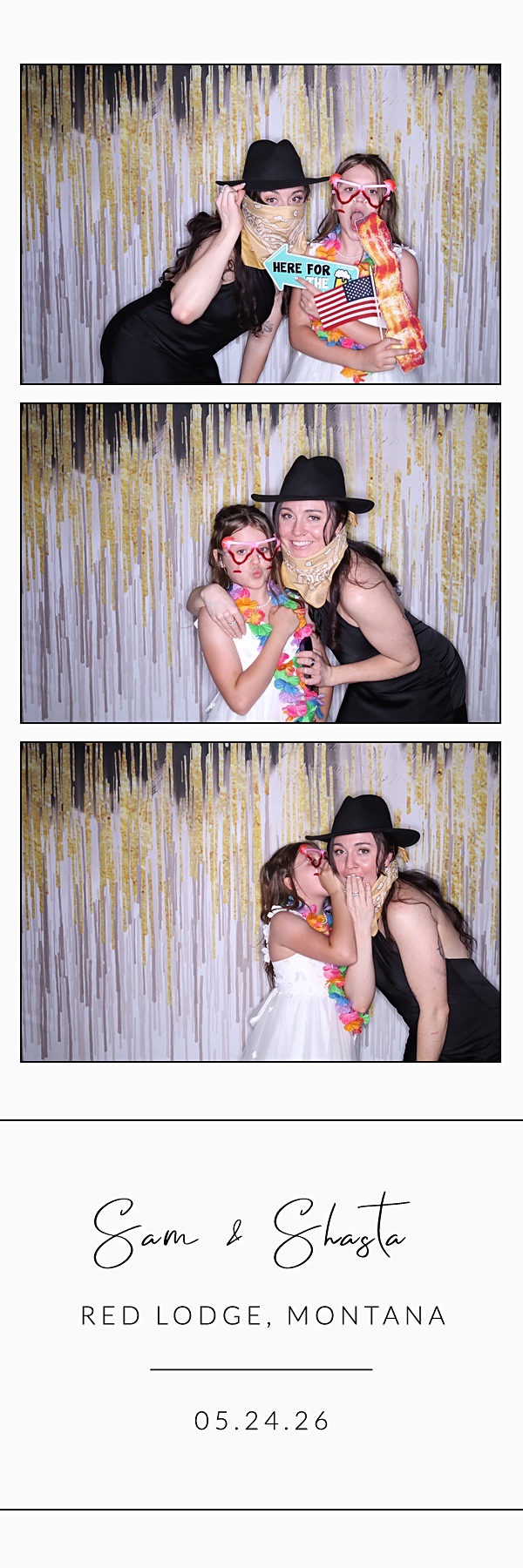 Sam and Shasta | View more photos from the event at gallery.photoboothbillings.com/u/PhotoBoothBillings/Sam-and-Shasta