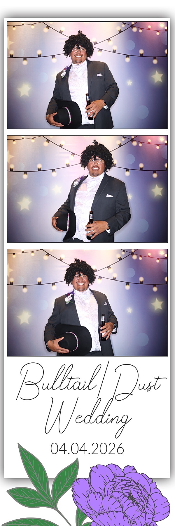 Tia and Gabrial Wedding | View more photos from the event at gallery.photoboothbillings.com/u/PhotoBoothBillings/Tia-and-Gabrial-Wedding