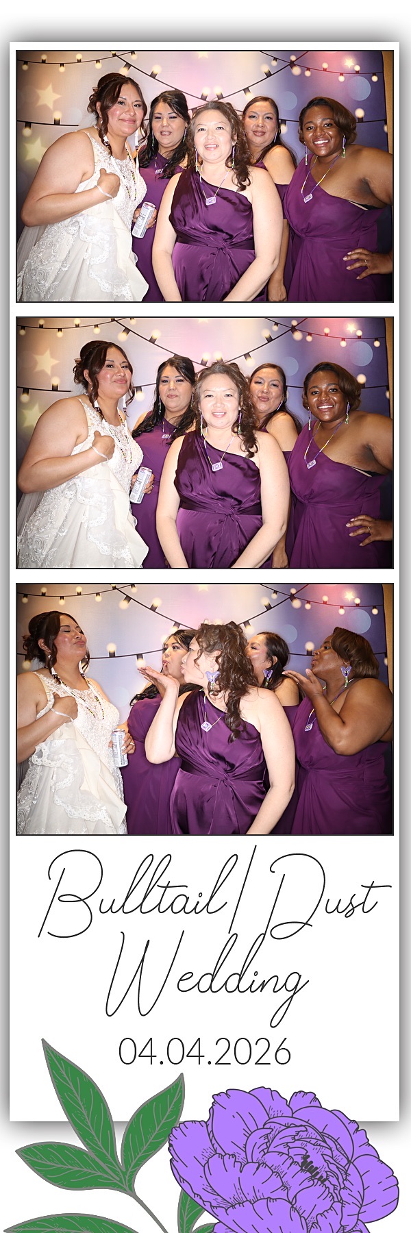 Tia and Gabrial Wedding | View more photos from the event at gallery.photoboothbillings.com/u/PhotoBoothBillings/Tia-and-Gabrial-Wedding