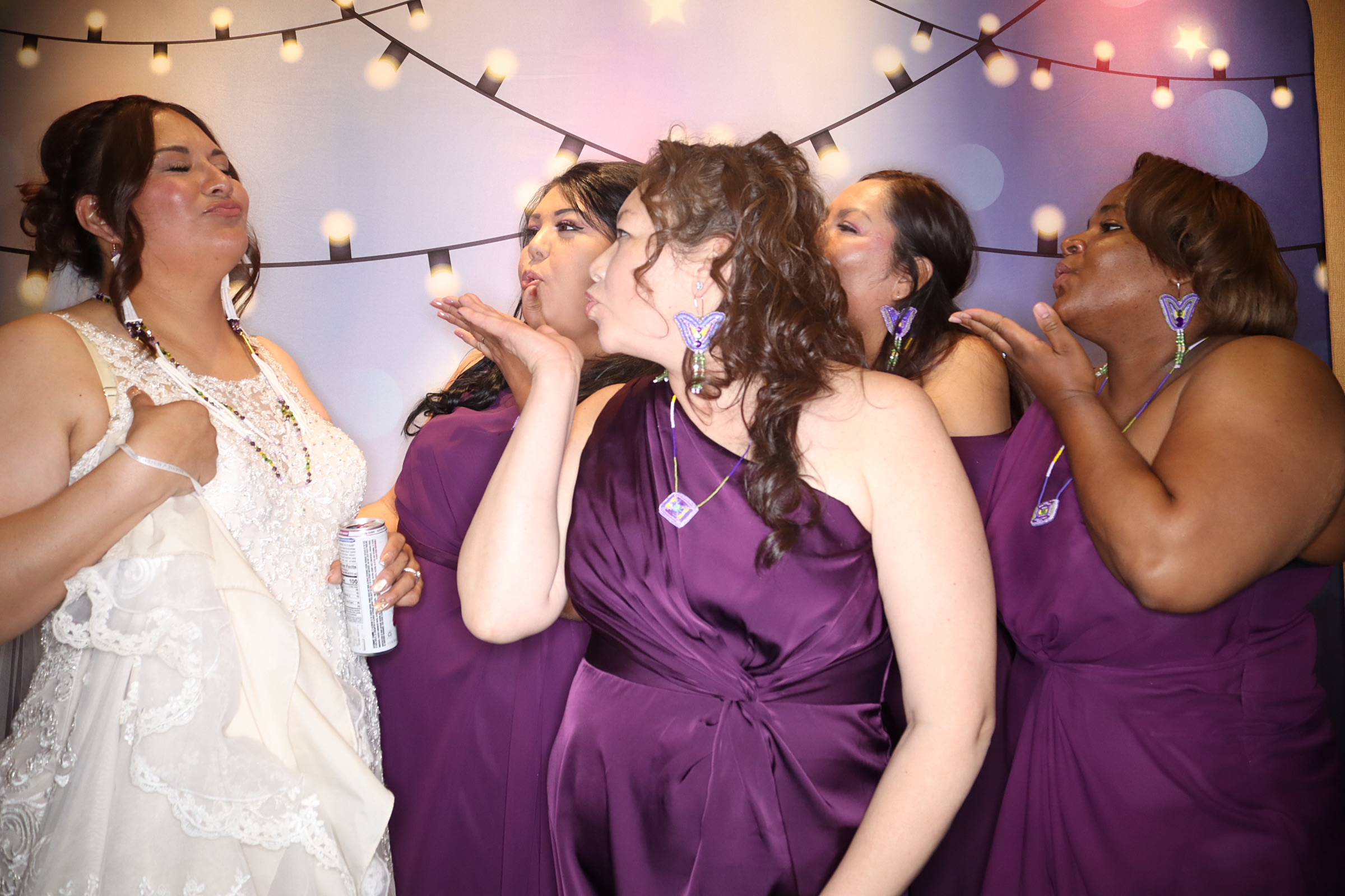 Tia and Gabrial Wedding | View more photos from the event at gallery.photoboothbillings.com/u/PhotoBoothBillings/Tia-and-Gabrial-Wedding