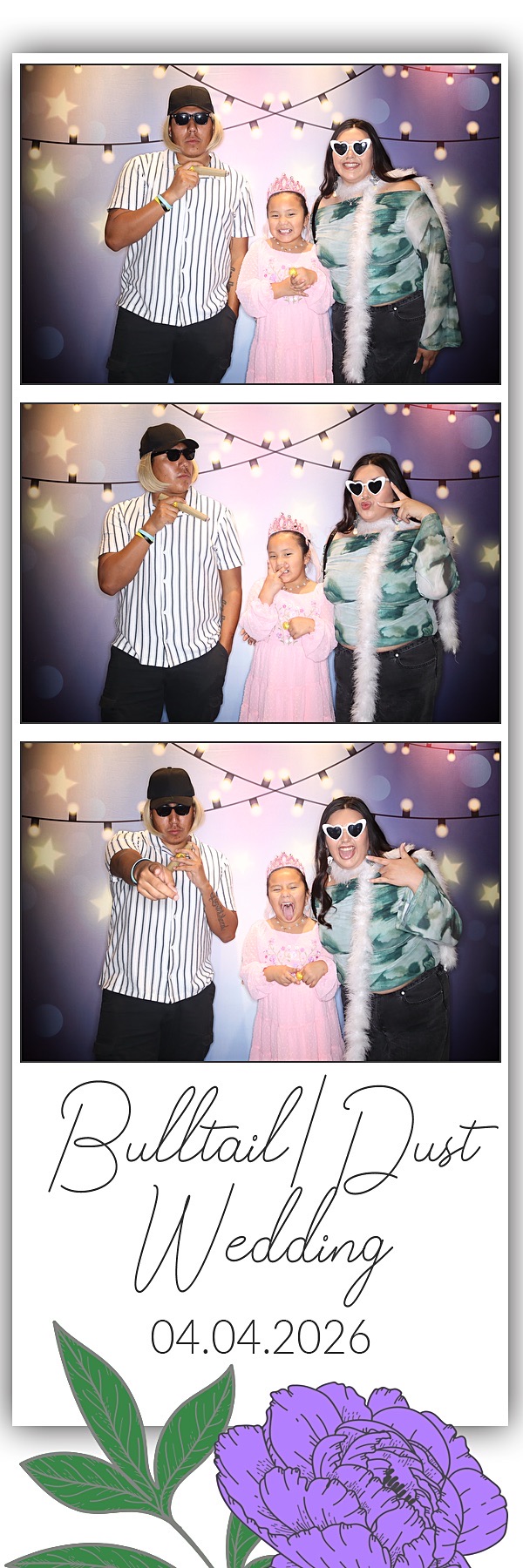 Tia and Gabrial Wedding | View more photos from the event at gallery.photoboothbillings.com/u/PhotoBoothBillings/Tia-and-Gabrial-Wedding