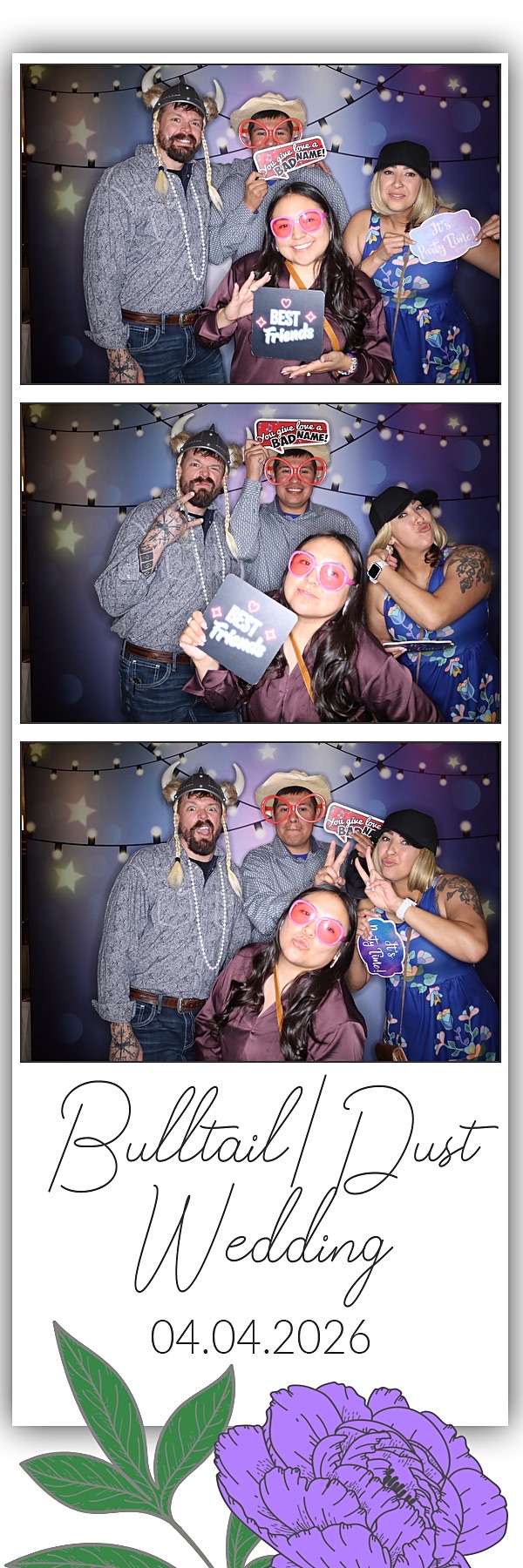 Tia and Gabrial Wedding | View more photos from the event at gallery.photoboothbillings.com/u/PhotoBoothBillings/Tia-and-Gabrial-Wedding