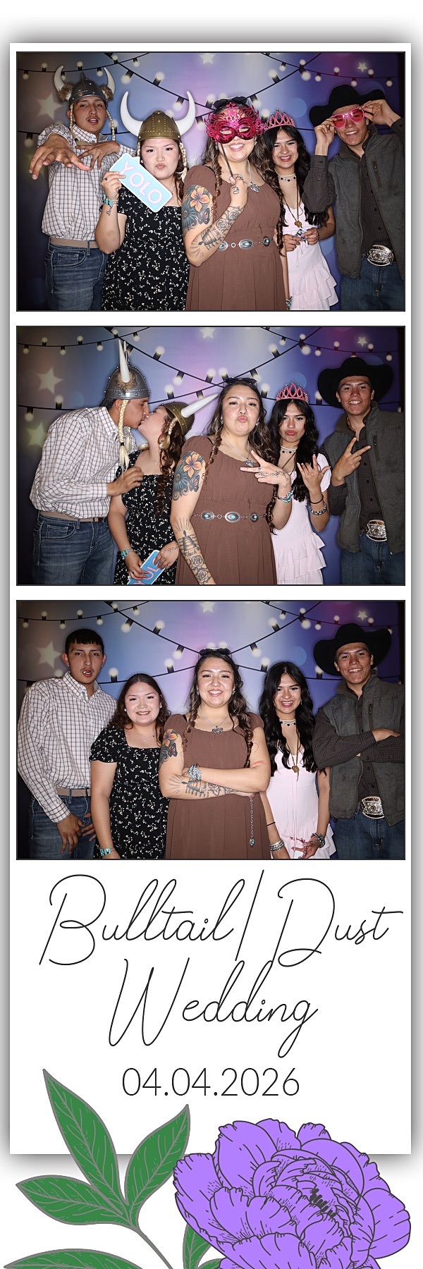 Tia and Gabrial Wedding | View more photos from the event at gallery.photoboothbillings.com/u/PhotoBoothBillings/Tia-and-Gabrial-Wedding