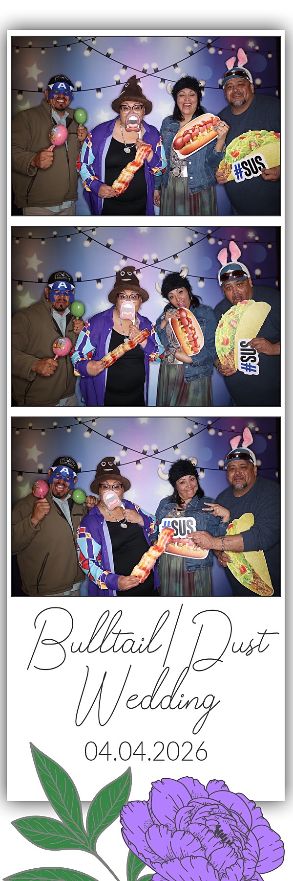 Tia and Gabrial Wedding | View more photos from the event at gallery.photoboothbillings.com/u/PhotoBoothBillings/Tia-and-Gabrial-Wedding