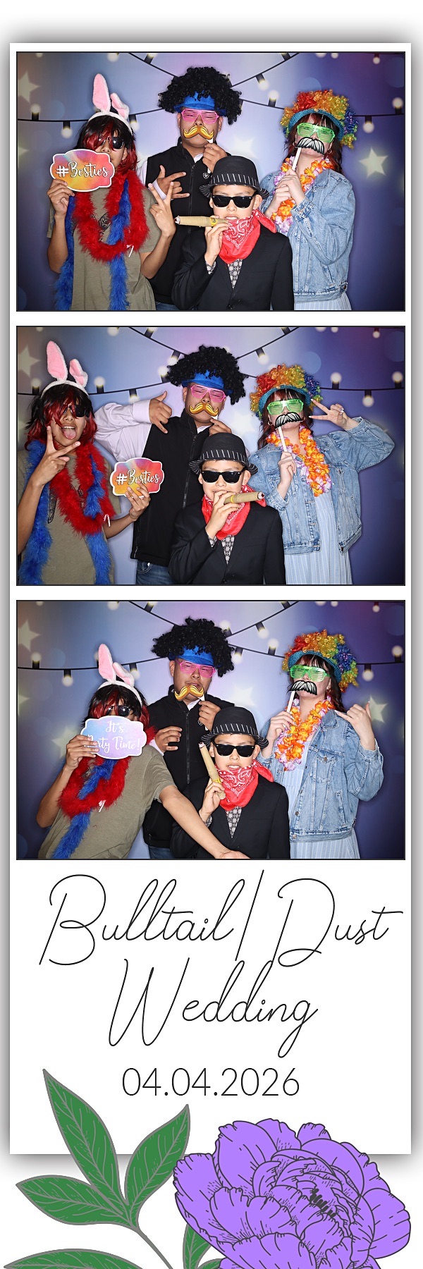 Tia and Gabrial Wedding | View more photos from the event at gallery.photoboothbillings.com/u/PhotoBoothBillings/Tia-and-Gabrial-Wedding