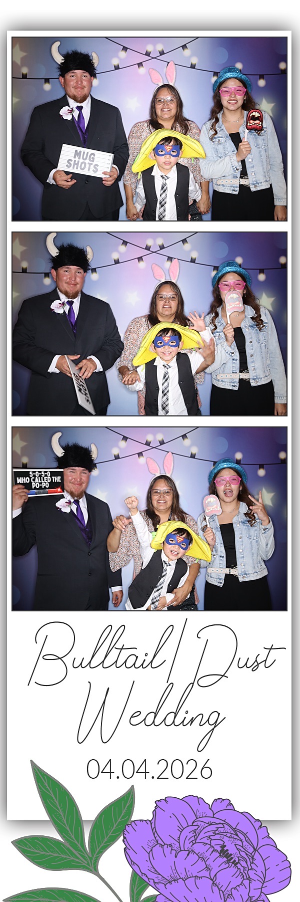 Tia and Gabrial Wedding | View more photos from the event at gallery.photoboothbillings.com/u/PhotoBoothBillings/Tia-and-Gabrial-Wedding