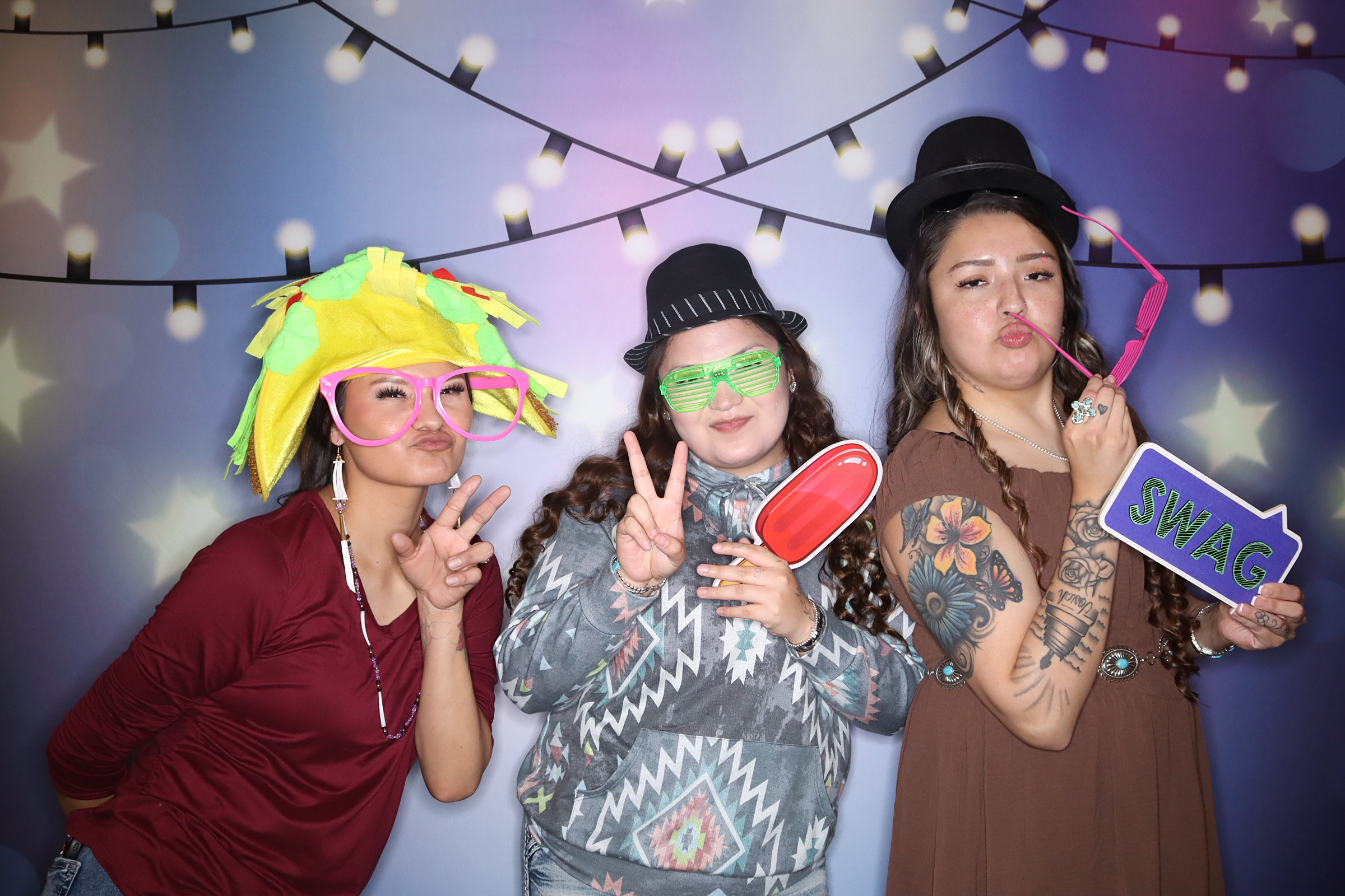 Tia and Gabrial Wedding | View more photos from the event at gallery.photoboothbillings.com/u/PhotoBoothBillings/Tia-and-Gabrial-Wedding