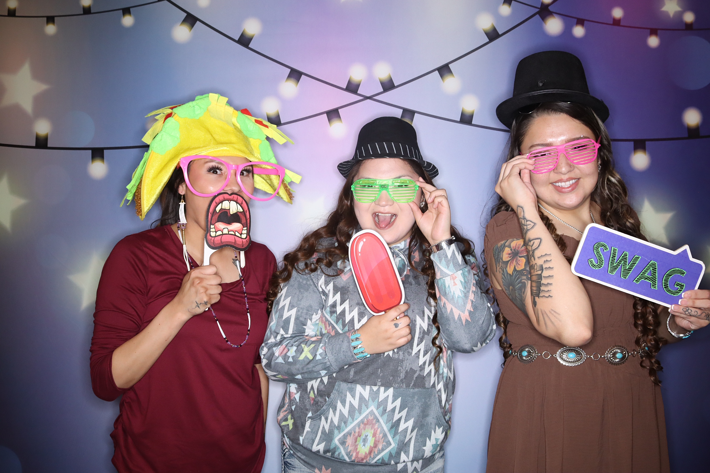 Tia and Gabrial Wedding | View more photos from the event at gallery.photoboothbillings.com/u/PhotoBoothBillings/Tia-and-Gabrial-Wedding