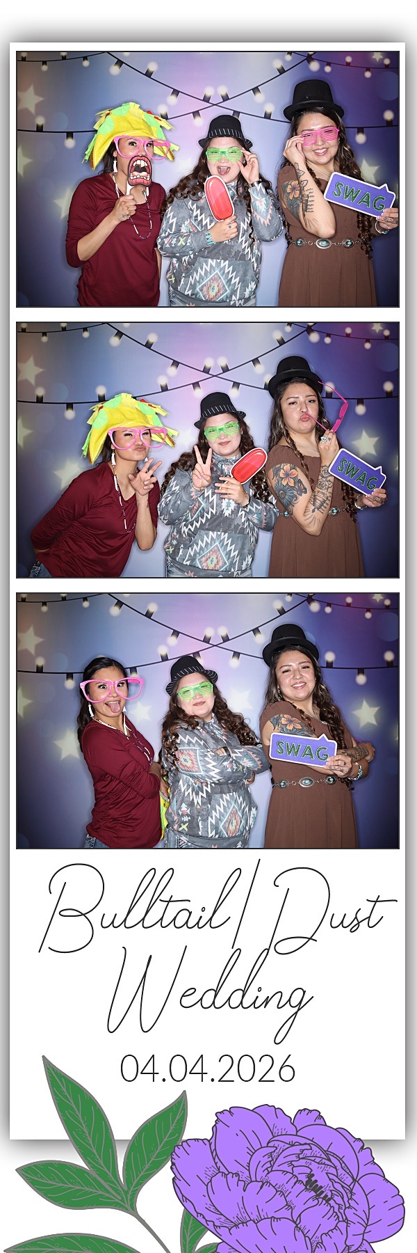 Tia and Gabrial Wedding | View more photos from the event at gallery.photoboothbillings.com/u/PhotoBoothBillings/Tia-and-Gabrial-Wedding