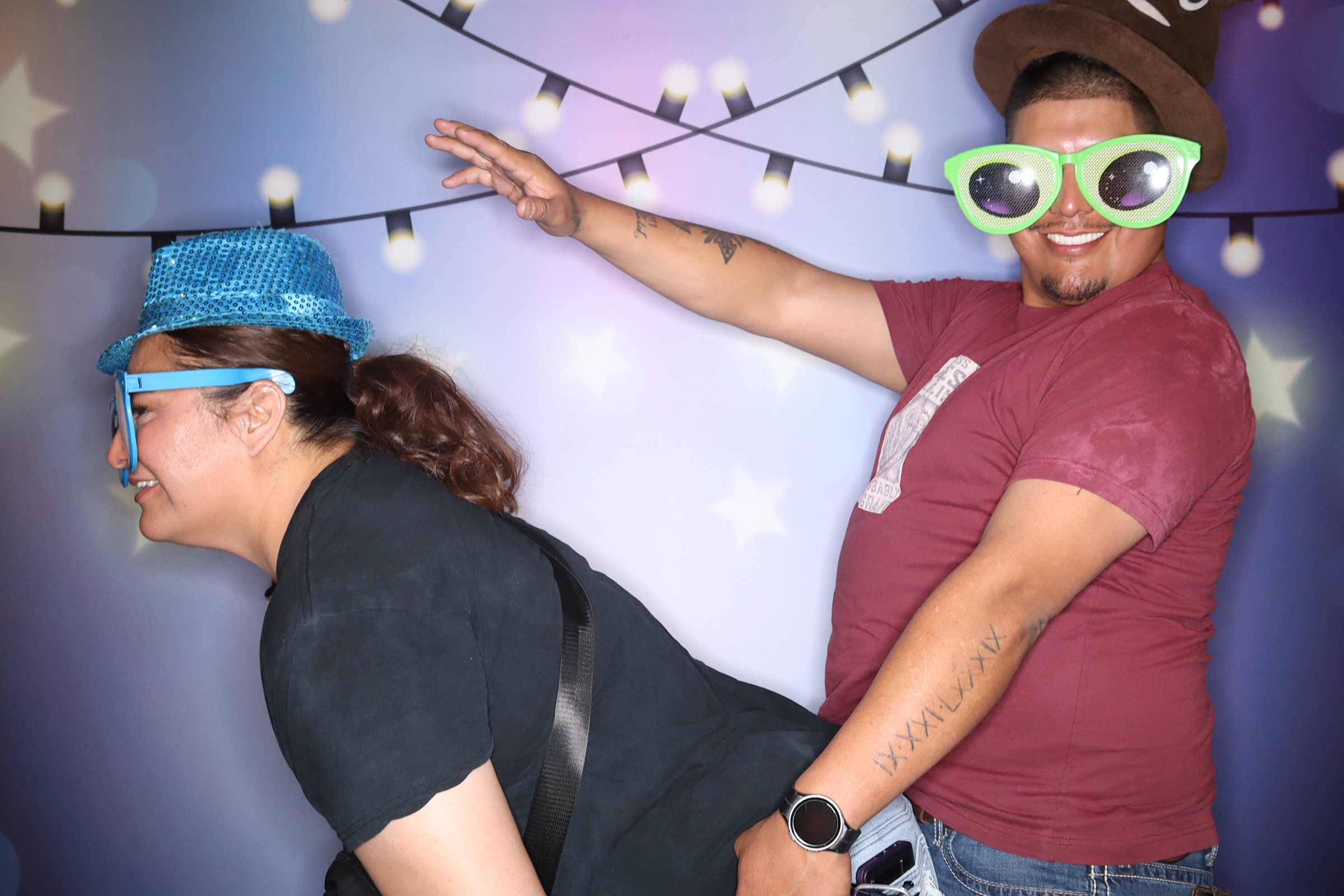 Tia and Gabrial Wedding | View more photos from the event at gallery.photoboothbillings.com/u/PhotoBoothBillings/Tia-and-Gabrial-Wedding