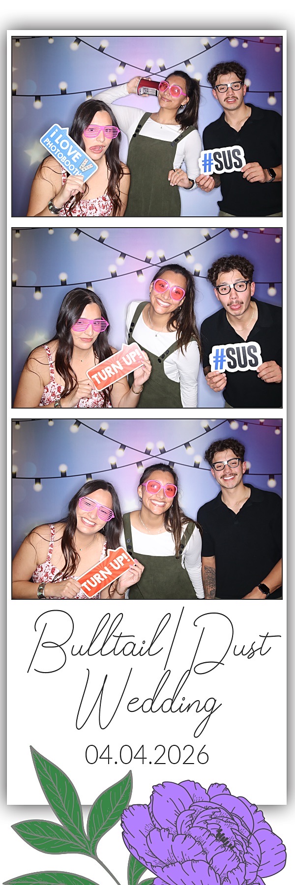 Tia and Gabrial Wedding | View more photos from the event at gallery.photoboothbillings.com/u/PhotoBoothBillings/Tia-and-Gabrial-Wedding