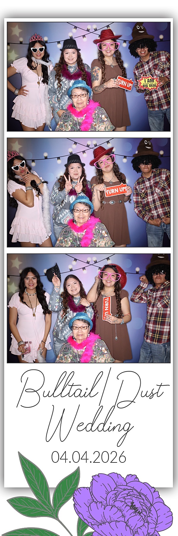 Tia and Gabrial Wedding | View more photos from the event at gallery.photoboothbillings.com/u/PhotoBoothBillings/Tia-and-Gabrial-Wedding