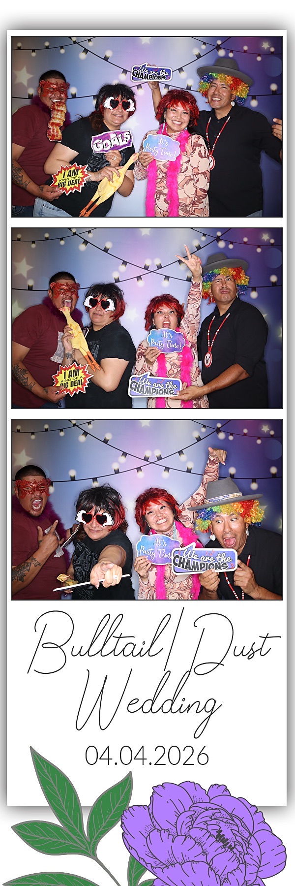 Tia and Gabrial Wedding | View more photos from the event at gallery.photoboothbillings.com/u/PhotoBoothBillings/Tia-and-Gabrial-Wedding