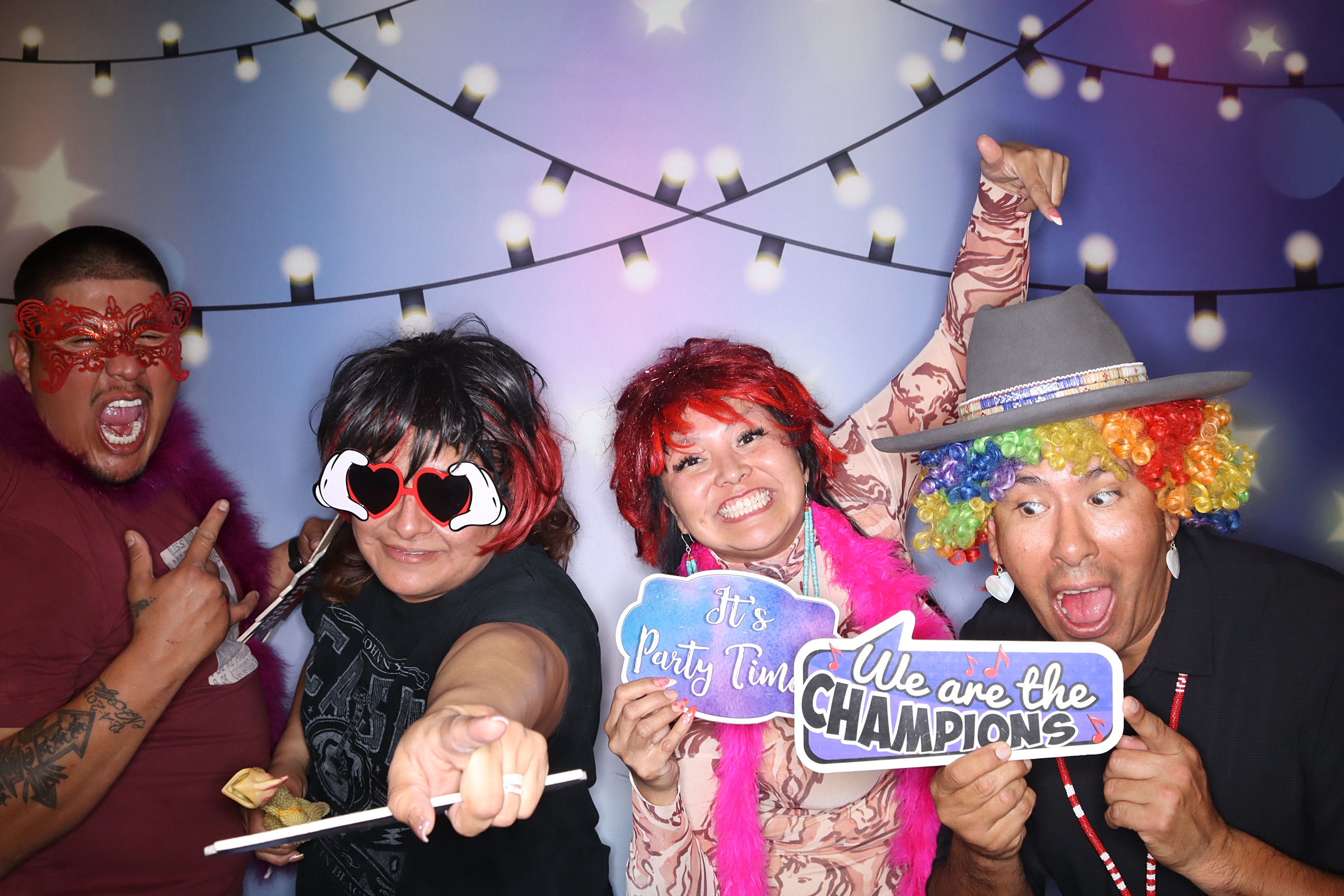 Tia and Gabrial Wedding | View more photos from the event at gallery.photoboothbillings.com/u/PhotoBoothBillings/Tia-and-Gabrial-Wedding