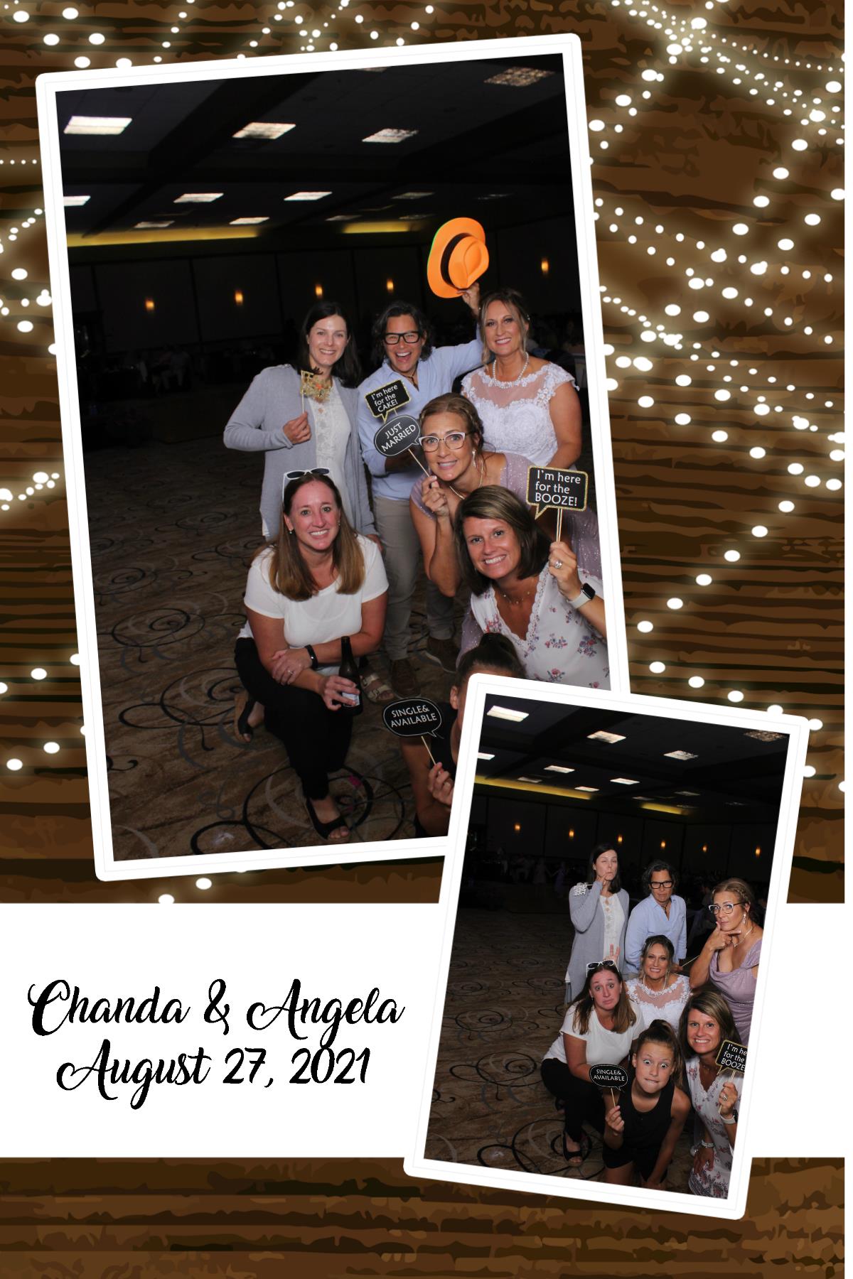 Chandra & Angela | View more photos from the event at gallery.photoboothcincy.com/u/PhotoBoothCincy/Chandra-Angela