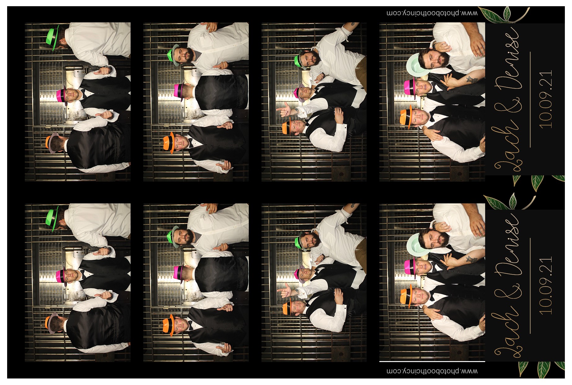 Denise & Zach | View more photos from the event at gallery.photoboothcincy.com/u/PhotoBoothCincy/Denise-Zach