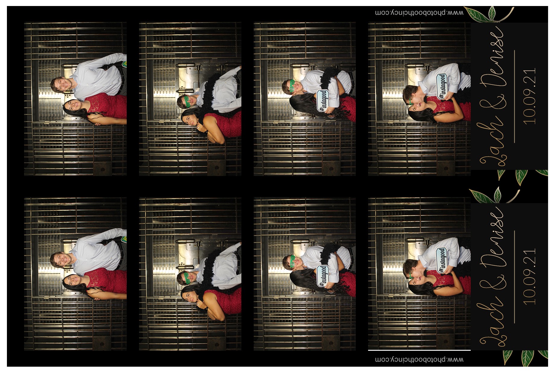 Denise & Zach | View more photos from the event at gallery.photoboothcincy.com/u/PhotoBoothCincy/Denise-Zach