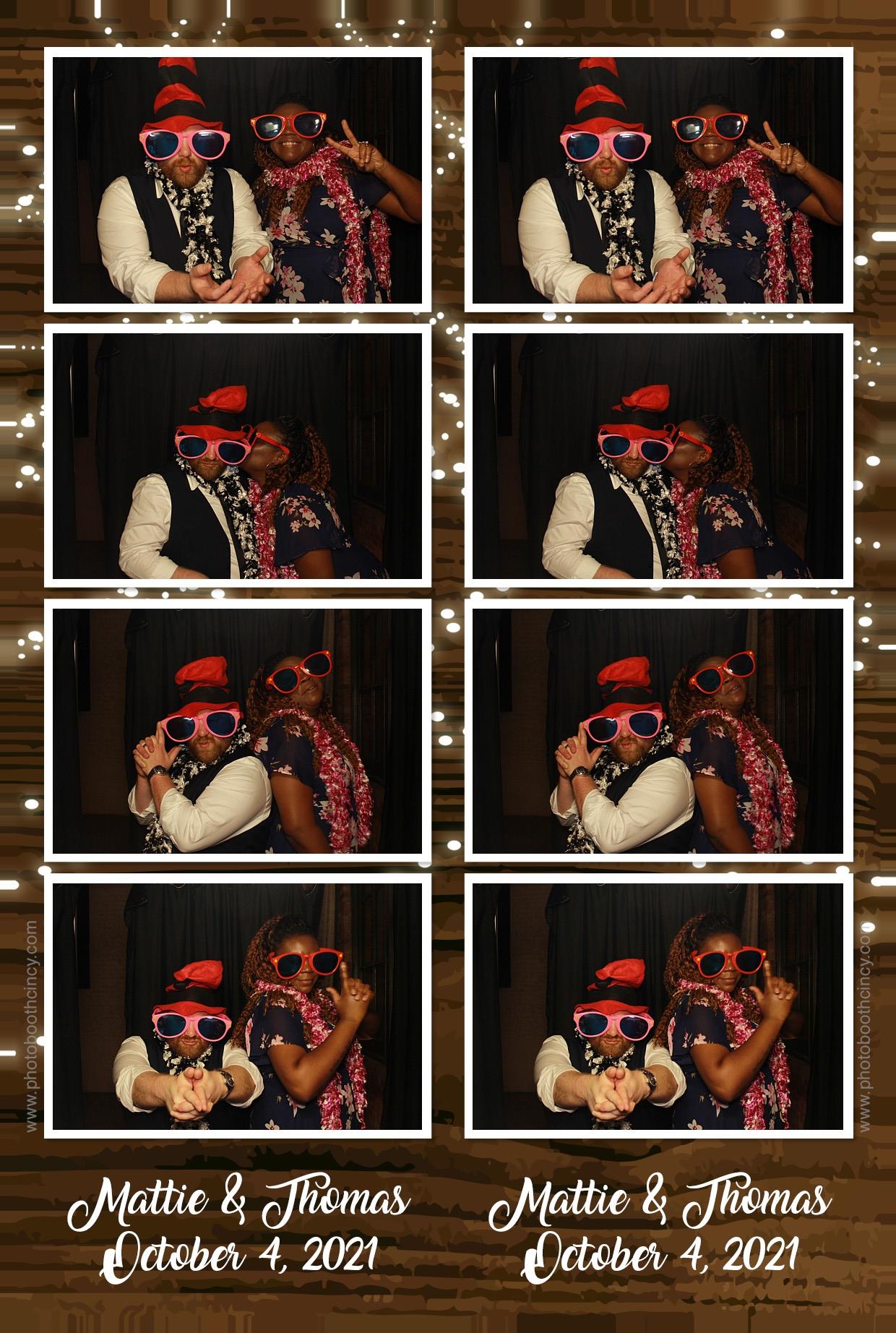 Mattie & Thomas | View more photos from the event at gallery.photoboothcincy.com/u/PhotoBoothCincy/Mattie-Thomas