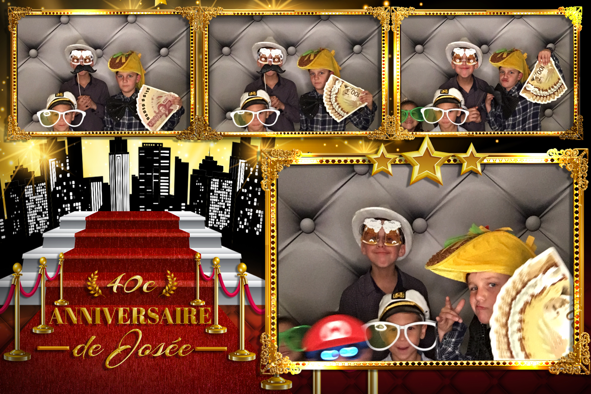 Fête à Josée 40 ans | View more photos from the event at album.pbooth.red/u/Photobooth-RED/Fête-à-Josée-40-ans