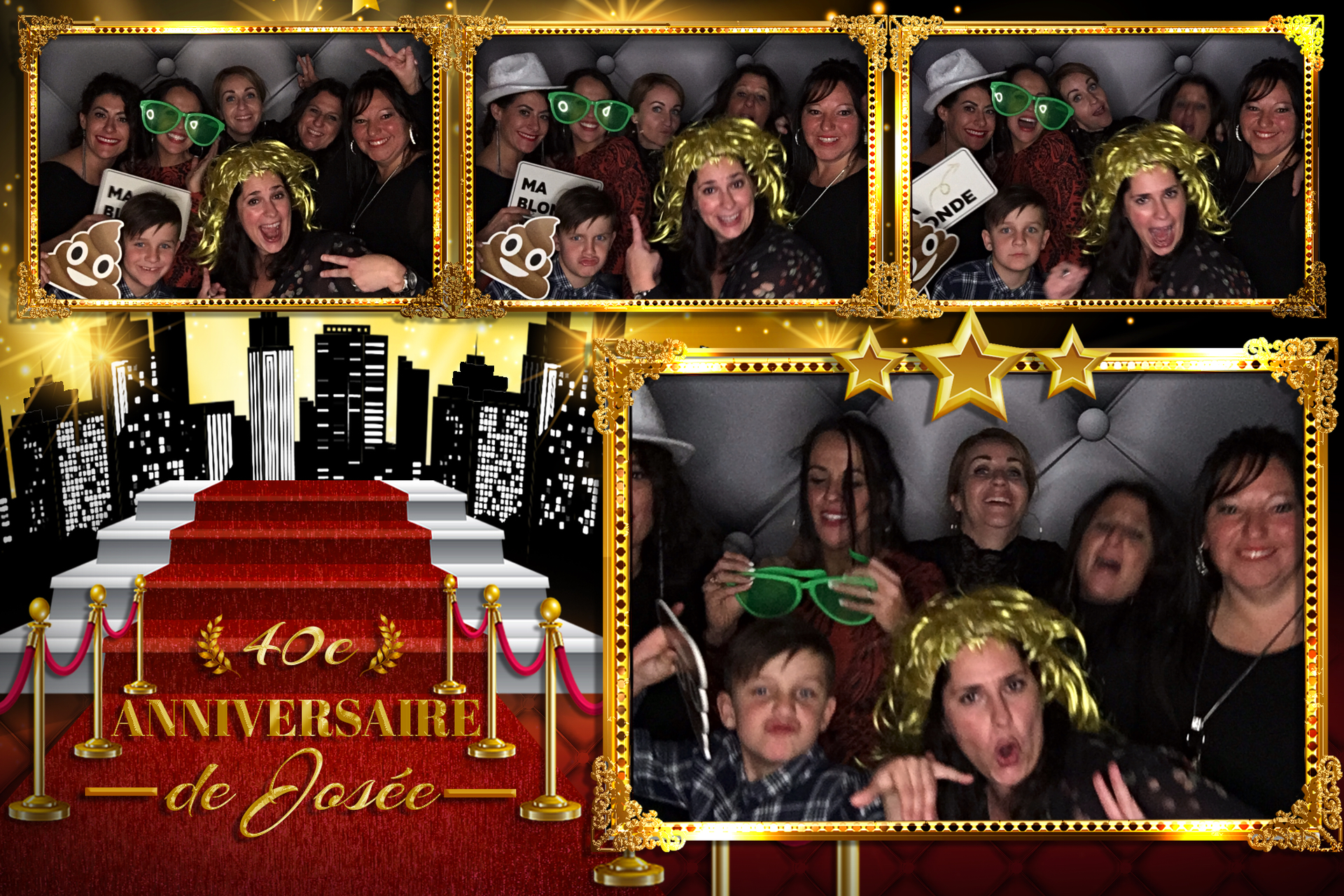 Fête à Josée 40 ans | View more photos from the event at album.pbooth.red/u/Photobooth-RED/Fête-à-Josée-40-ans