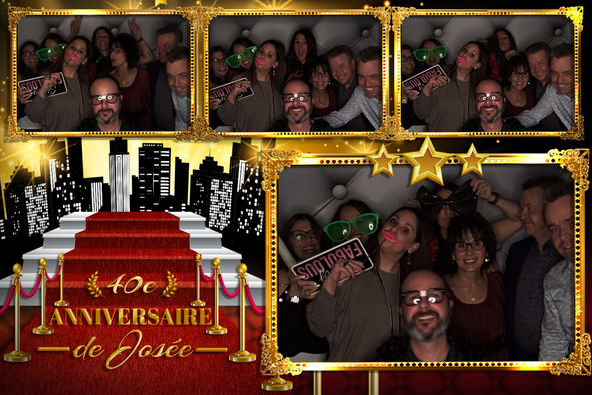 Fête à Josée 40 ans | View more photos from the event at album.pbooth.red/u/Photobooth-RED/Fête-à-Josée-40-ans