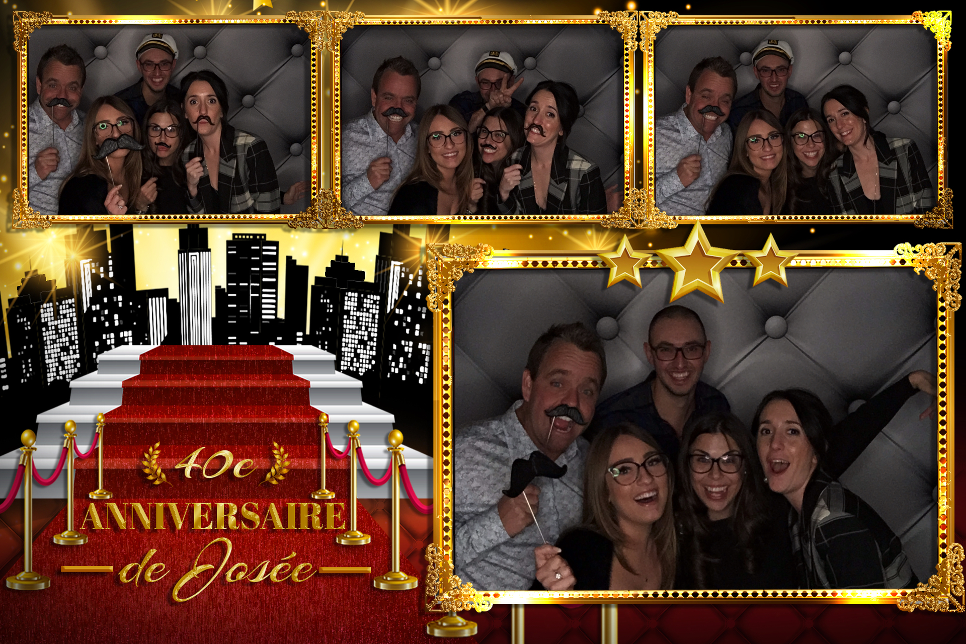 Fête à Josée 40 ans | View more photos from the event at album.pbooth.red/u/Photobooth-RED/Fête-à-Josée-40-ans