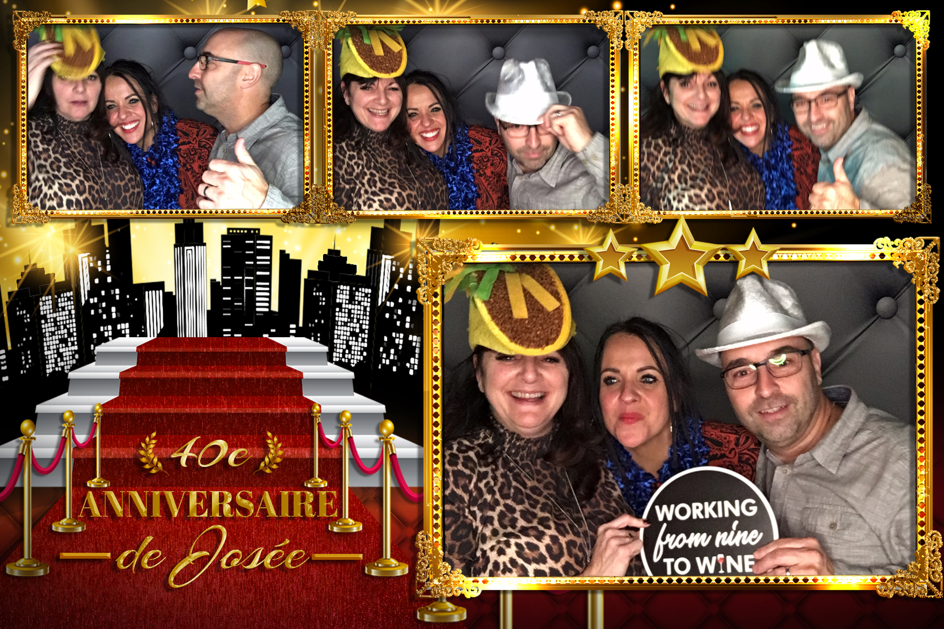 Fête à Josée 40 ans | View more photos from the event at album.pbooth.red/u/Photobooth-RED/Fête-à-Josée-40-ans