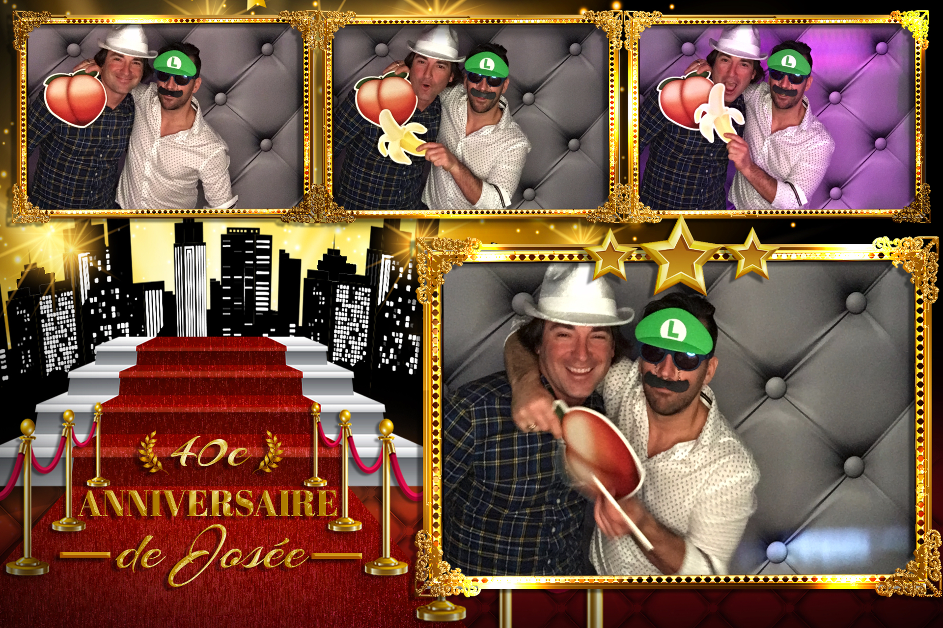 Fête à Josée 40 ans | View more photos from the event at album.pbooth.red/u/Photobooth-RED/Fête-à-Josée-40-ans