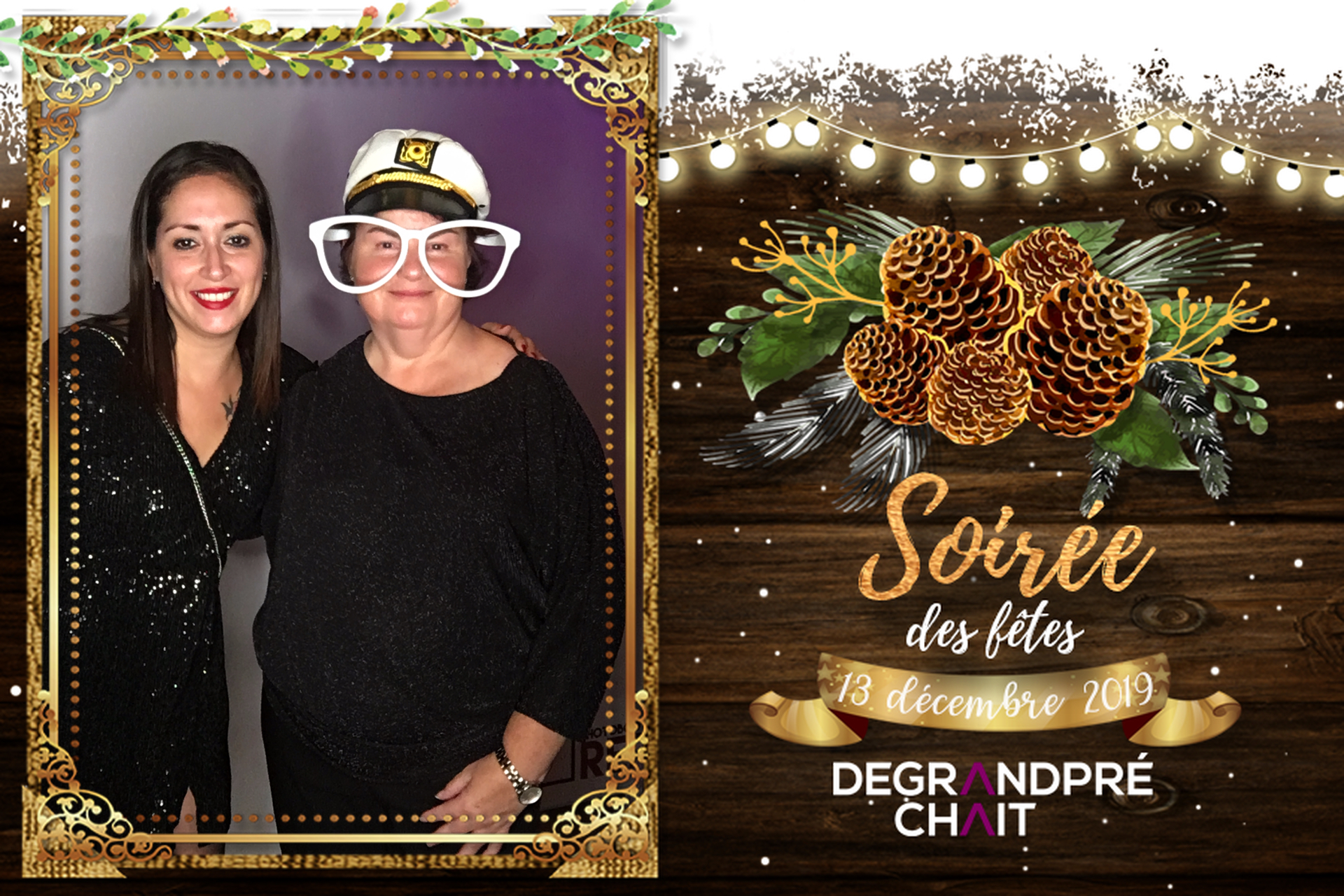 Party de Noel - De Grandpré Chait | View more photos from the event at album.pbooth.red/u/Photobooth-RED/Party-de-Noel-De-Grandpré-Chait