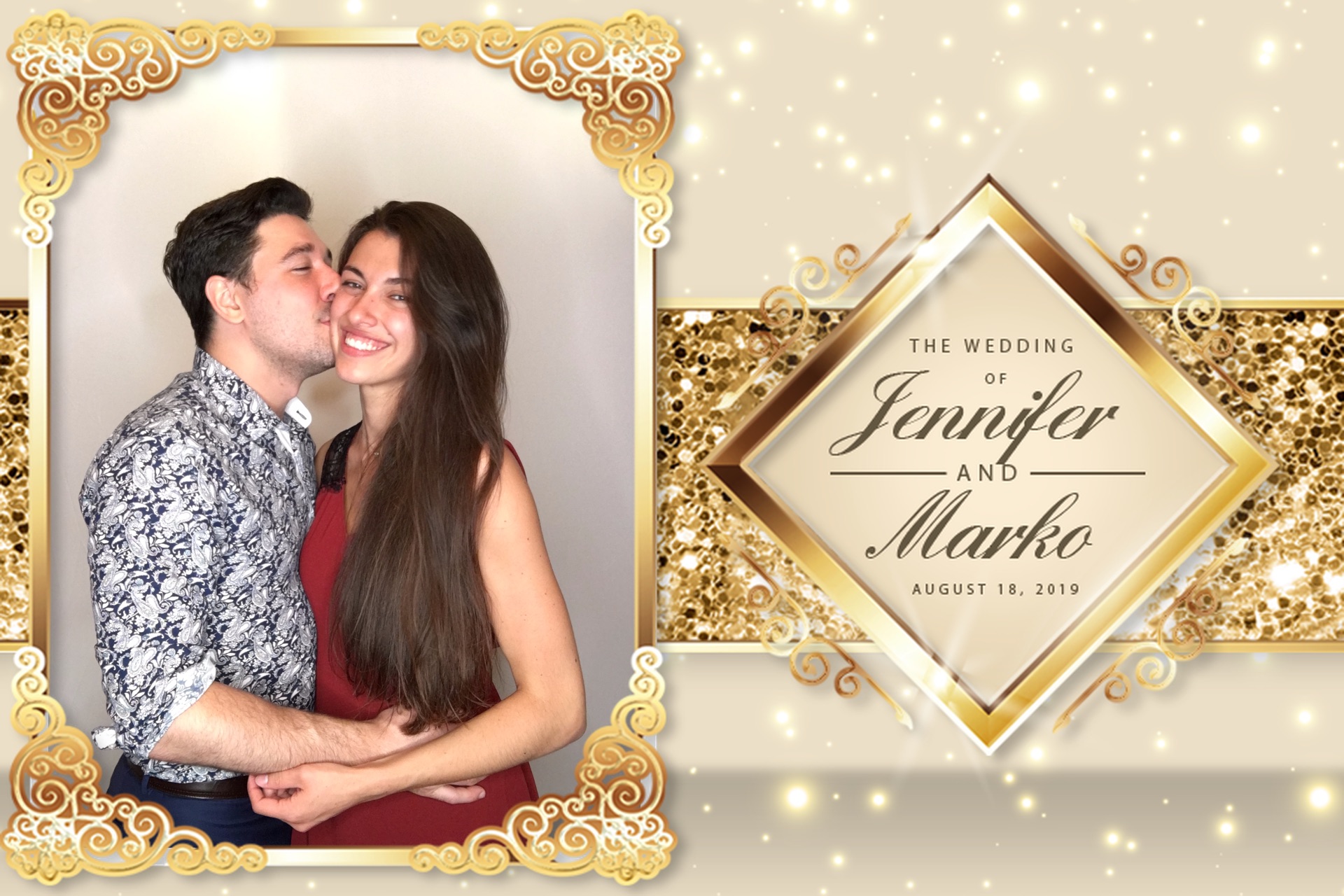 Wedding of Jennifer and Marko | View more photos from the event at album.pbooth.red/u/Photobooth-RED/Wedding-of-Jennifer-and-Marko