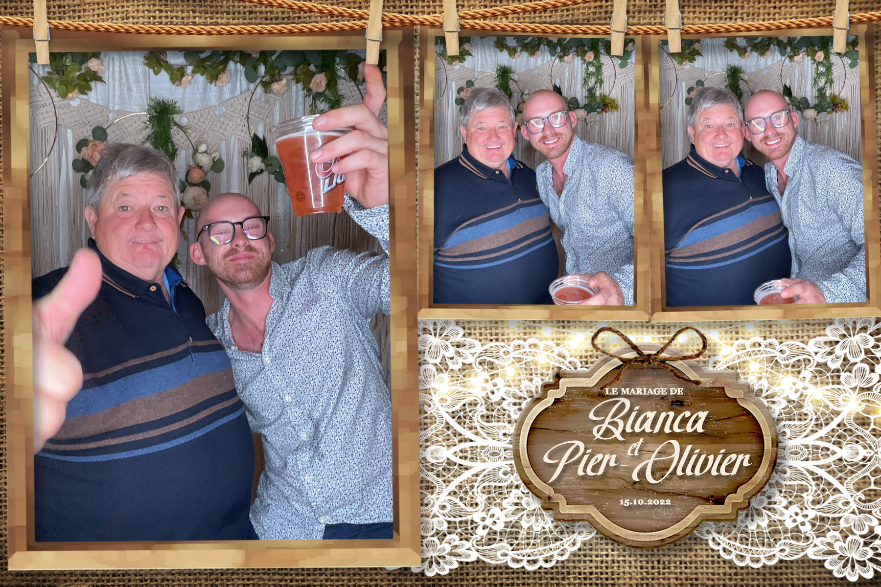 Mariage de Bianca et Pier-Olivier | View more photos from the event at album.pbooth.red/u/Photobooth-RED/Mariage-de-Bianca-et-Pier-Olivier