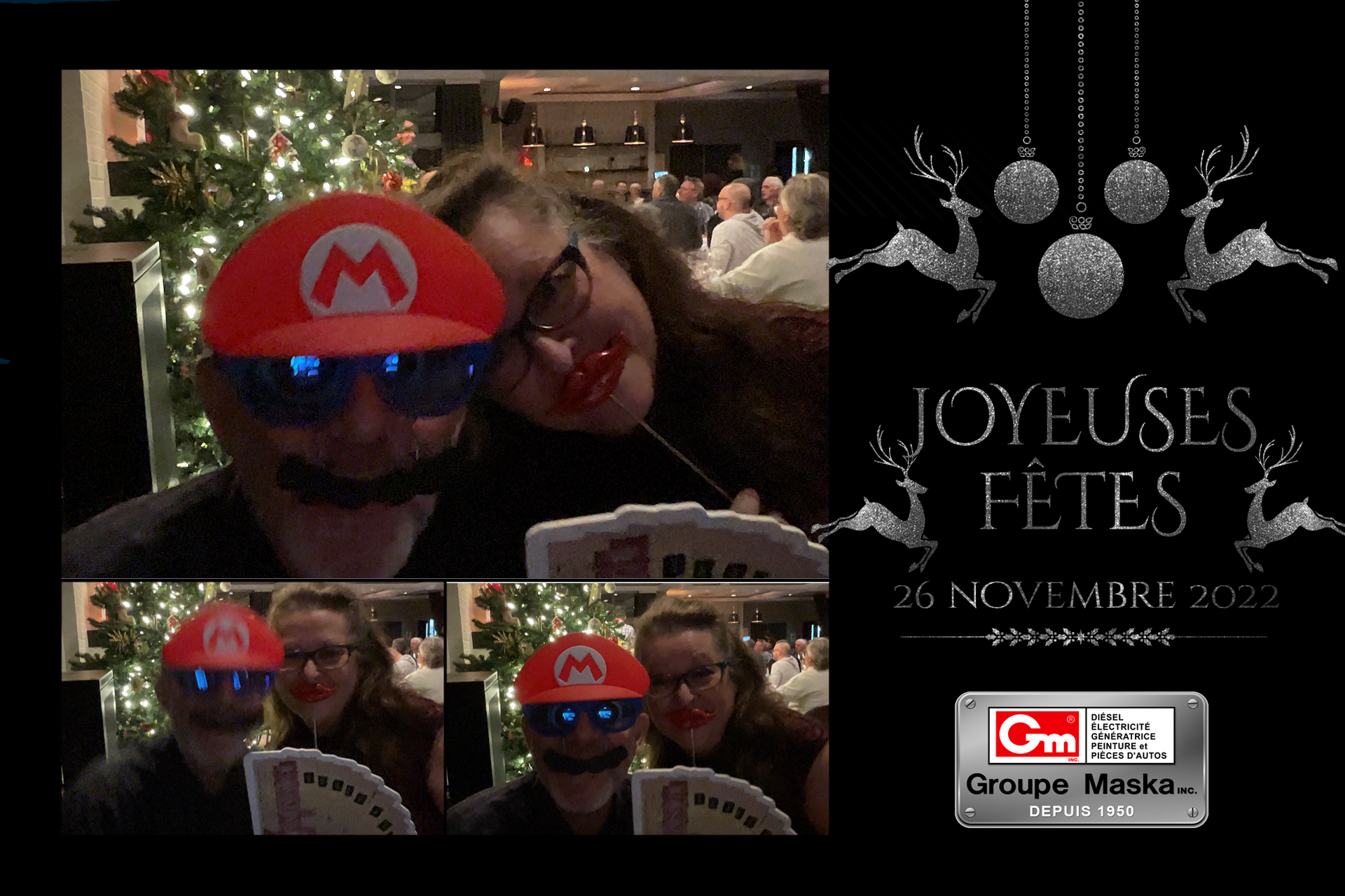 Party de Noël du Groupe Maska | View more photos from the event at album.pbooth.red/u/Photobooth-RED/Party-de-Noël-du-Groupe-Maska