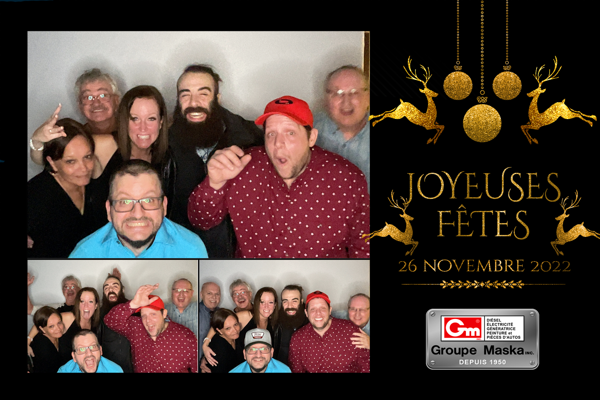 Party de Noël du Groupe Maska | View more photos from the event at album.pbooth.red/u/Photobooth-RED/Party-de-Noël-du-Groupe-Maska