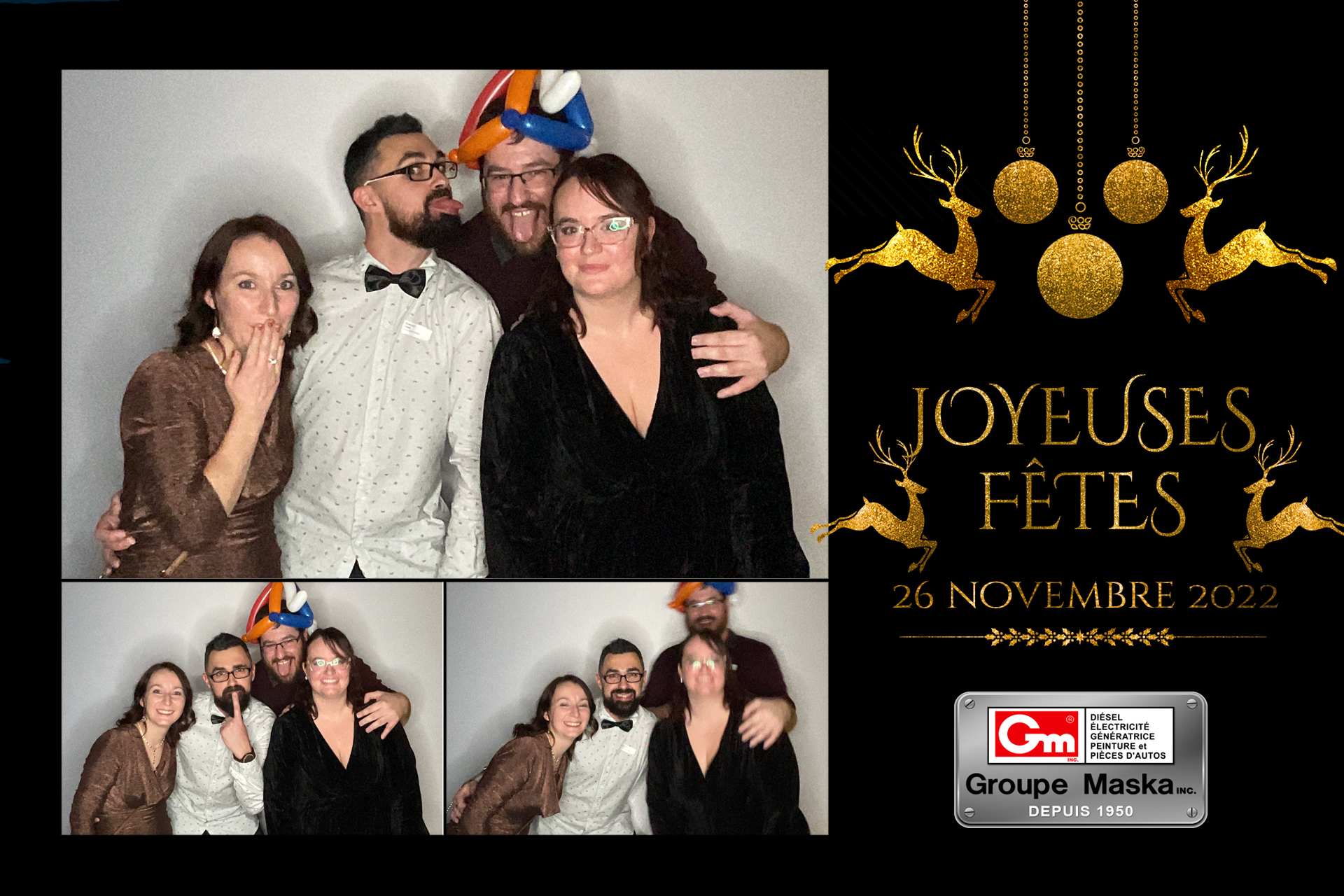 Party de Noël du Groupe Maska | View more photos from the event at album.pbooth.red/u/Photobooth-RED/Party-de-Noël-du-Groupe-Maska